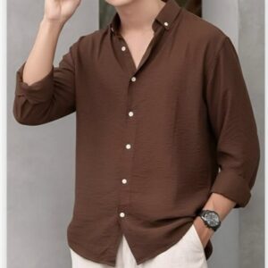 Mens brown shirt